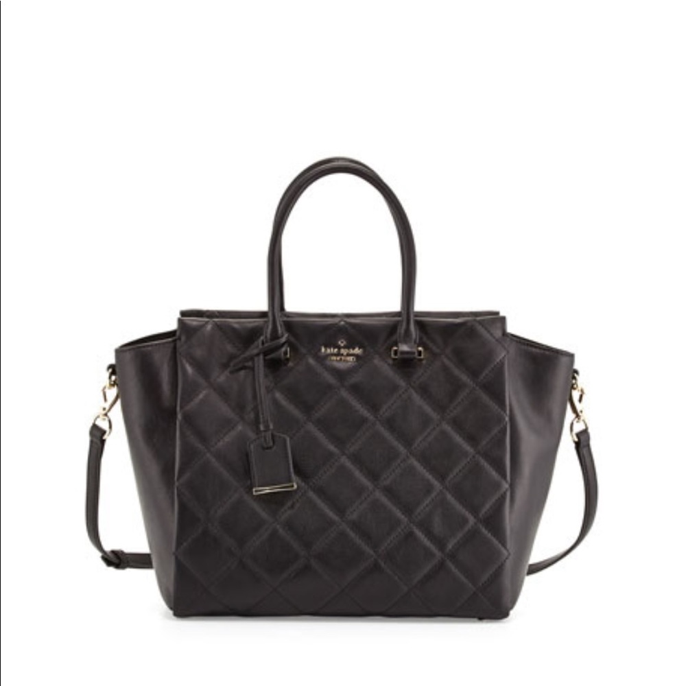 Kate Spade Emerson Place Hayden Black Satchel Bag